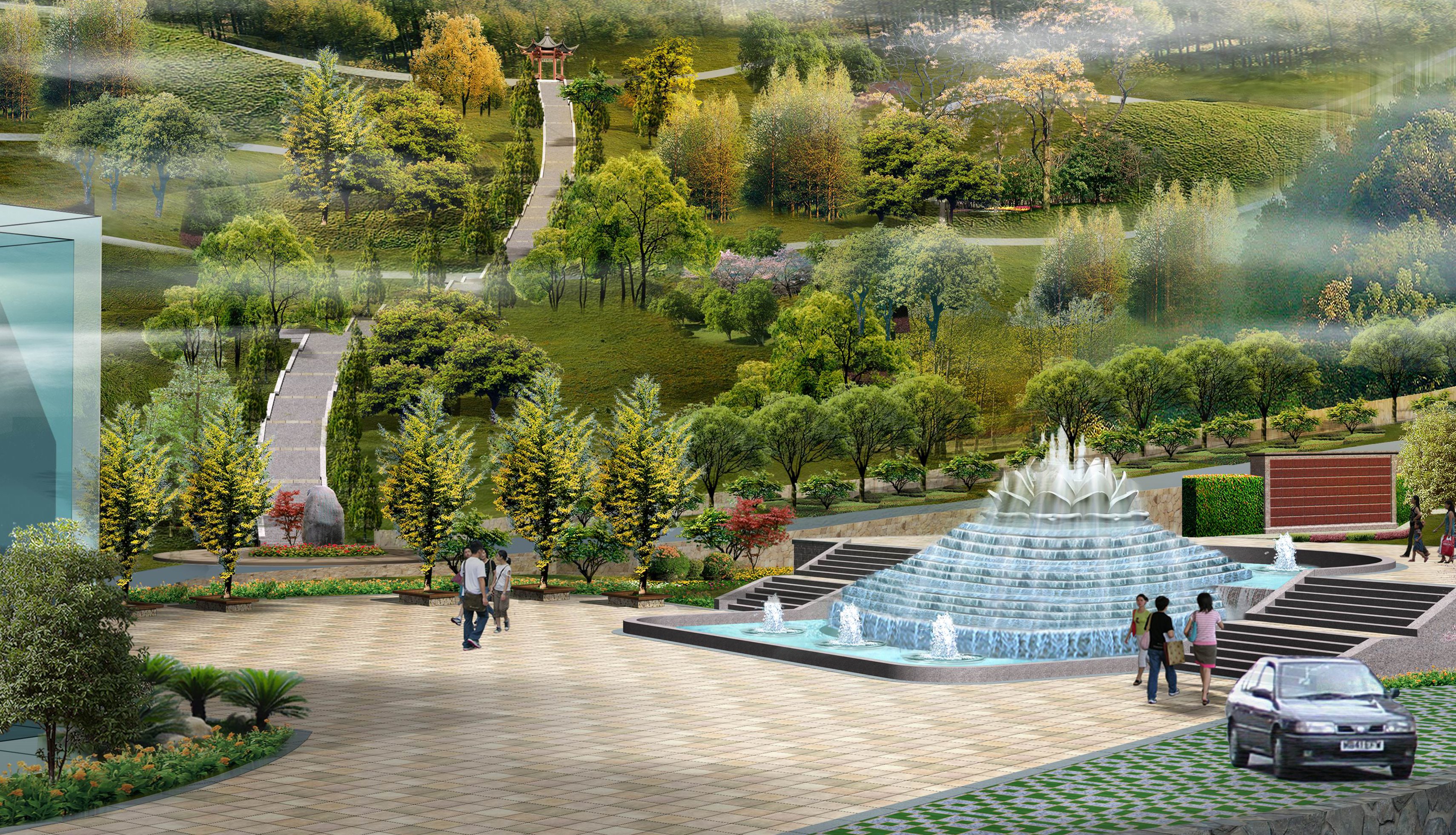 沈家门新塘弄塘湾公墓：融合文化，，，，焕新墓园